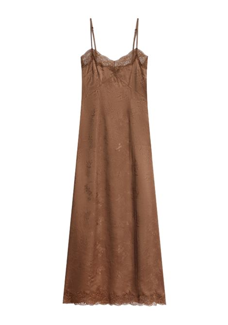 Vanessa Bruno abito lungo Givre in satin jacquard con spalline regolabili Vanessa Bruno | Vestiti | 6EVA07-V08842106